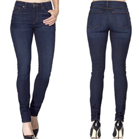 SPANX Denim - Spanx The Slim-X High Waist Rise Ankle Crop Skinny Jean Blue Dark Wash Size 30